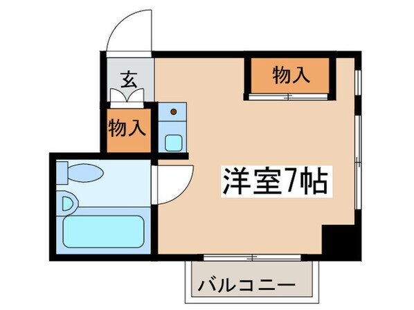 ファミ－ル西生田の物件間取画像